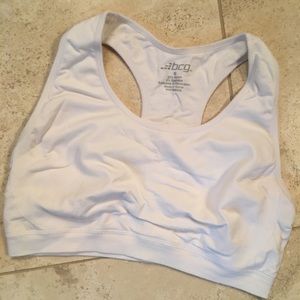 White BCG sport bra